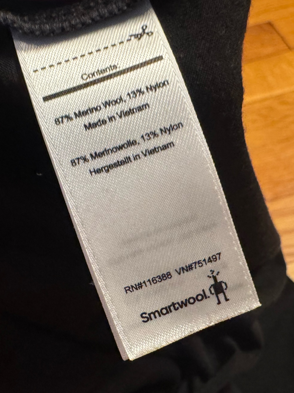 Smartwool Black T Shirt - Picture 5 of 6